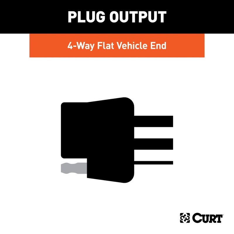 CURT 56185 Vehicle-Side Custom 4-Pin Trailer Wiring Harness, Fits Select Nissan Versa Sedan without LED Taillights - Image 5